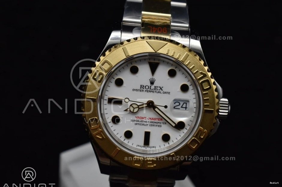 Bracelet 116623 SA3135 SS Plated GMF Best Edition Dial Yacht-Master YG White on YG 0216